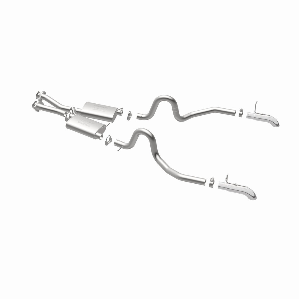 MagnaFlow Exhaust Products 15632 Street Series Polished Cat-Back System for Select Ford Mustang