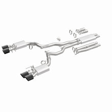 Load image into Gallery viewer, MagnaFlow Exhaust Products 19695 xMOD Series Carbon Fiber Tips Cat-Back System for Select Ford Mustang