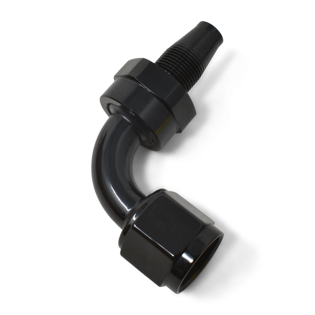 8-An-Hose-End-Without-Socket.-90-Degree.-Polished-And-Black-Anodized.