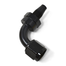 Load image into Gallery viewer, 8-An-Hose-End-Without-Socket.-90-Degree.-Polished-And-Black-Anodized.