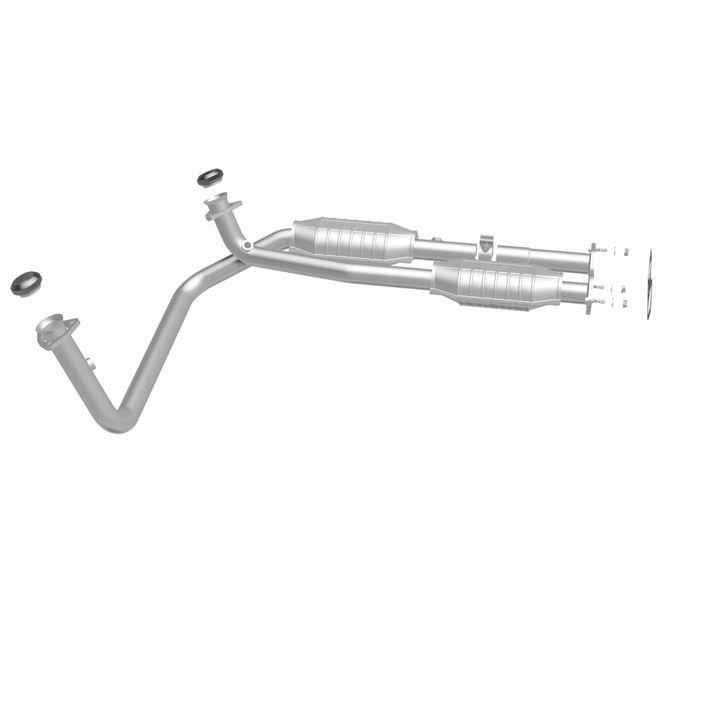 MagnaFlow Exhaust Products 23453 HM Grade Direct-Fit Catalytic Converter for Select Cadillac Escalade, Chevrolet C1500, Chevrolet C1500 Suburban, Chevrolet C2500, Chevrolet K1500, Chevrolet K1500 Suburban, Chevrolet Tahoe, GMC C1500, GMC C1500 Suburban,