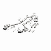 Load image into Gallery viewer, MagnaFlow Exhaust Products 19536 xMOD Series Carbon Fiber Tips Cat-Back System for Select Dodge Challenger