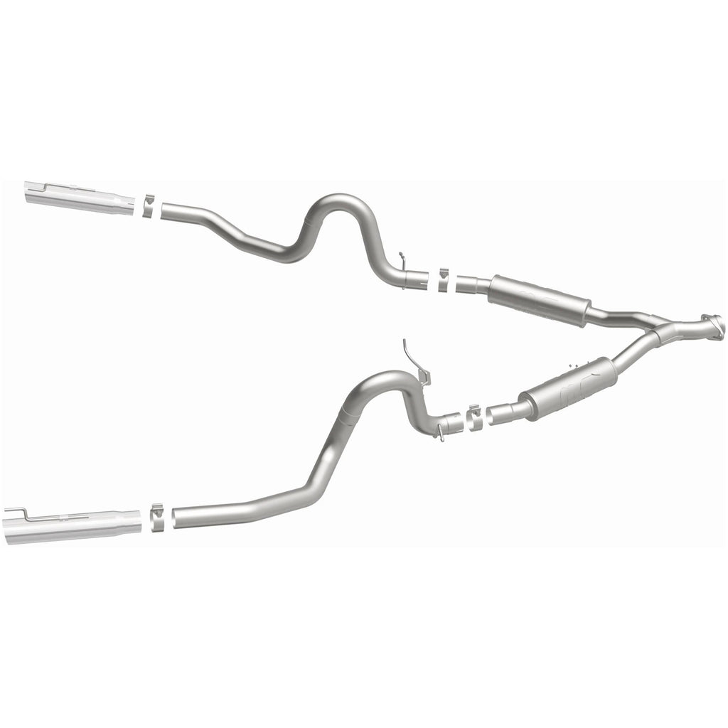 MagnaFlow Exhaust Products 15717 Street Series Polished Cat-Back System for Select Ford Mustang