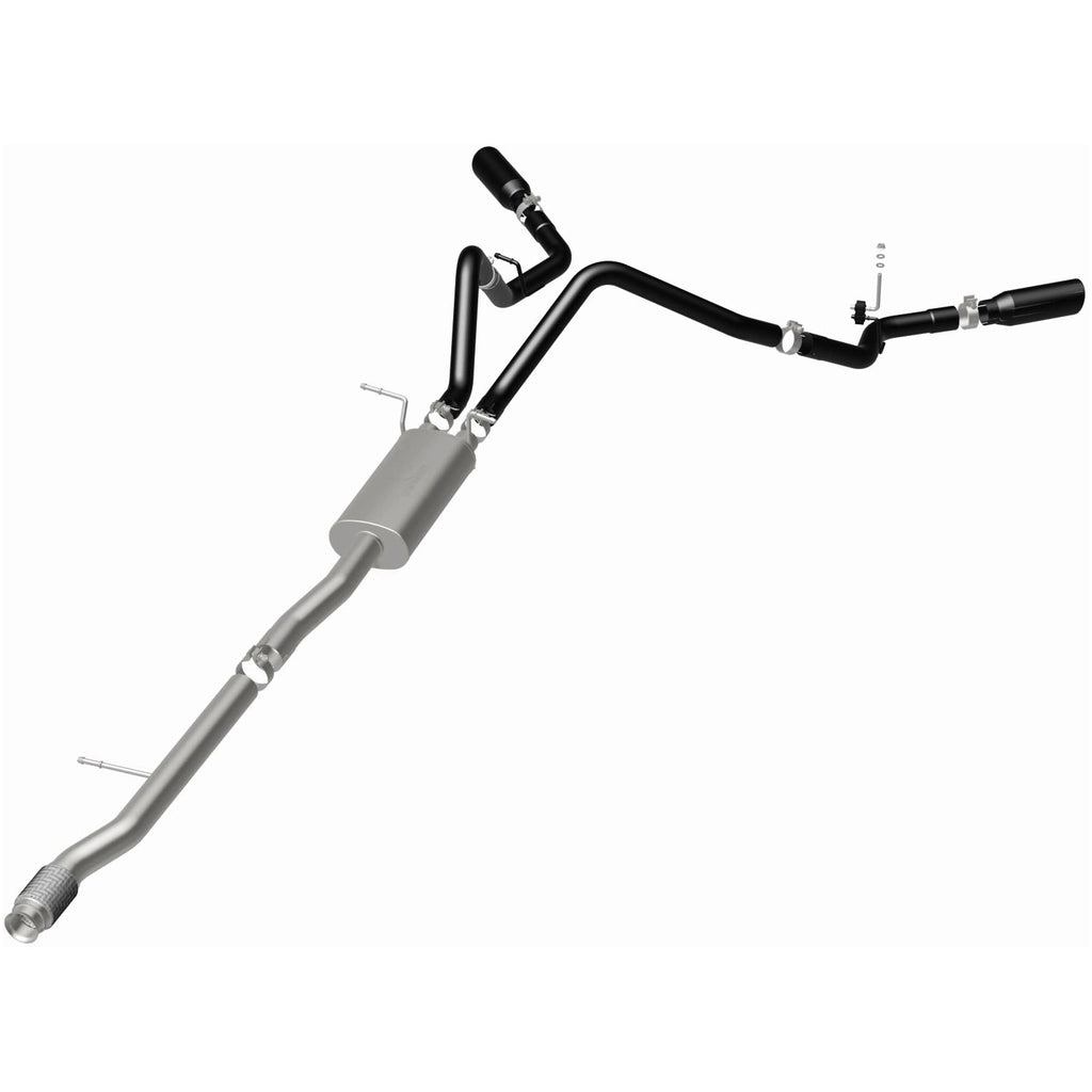 MagnaFlow Exhaust Products 15360 Street Series Black Coated Cat-Back System for Select Chevrolet Silverado 1500, Chevrolet Silverado LD, GMC Sierra 1500, GMC Sierra Limited