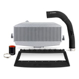 Mishimoto MMTMIC-WRX-22KSLBK Top-Mount Intercooler Kit, fits Subaru WRX 2022+, Silver Intercooler, Black Pipe