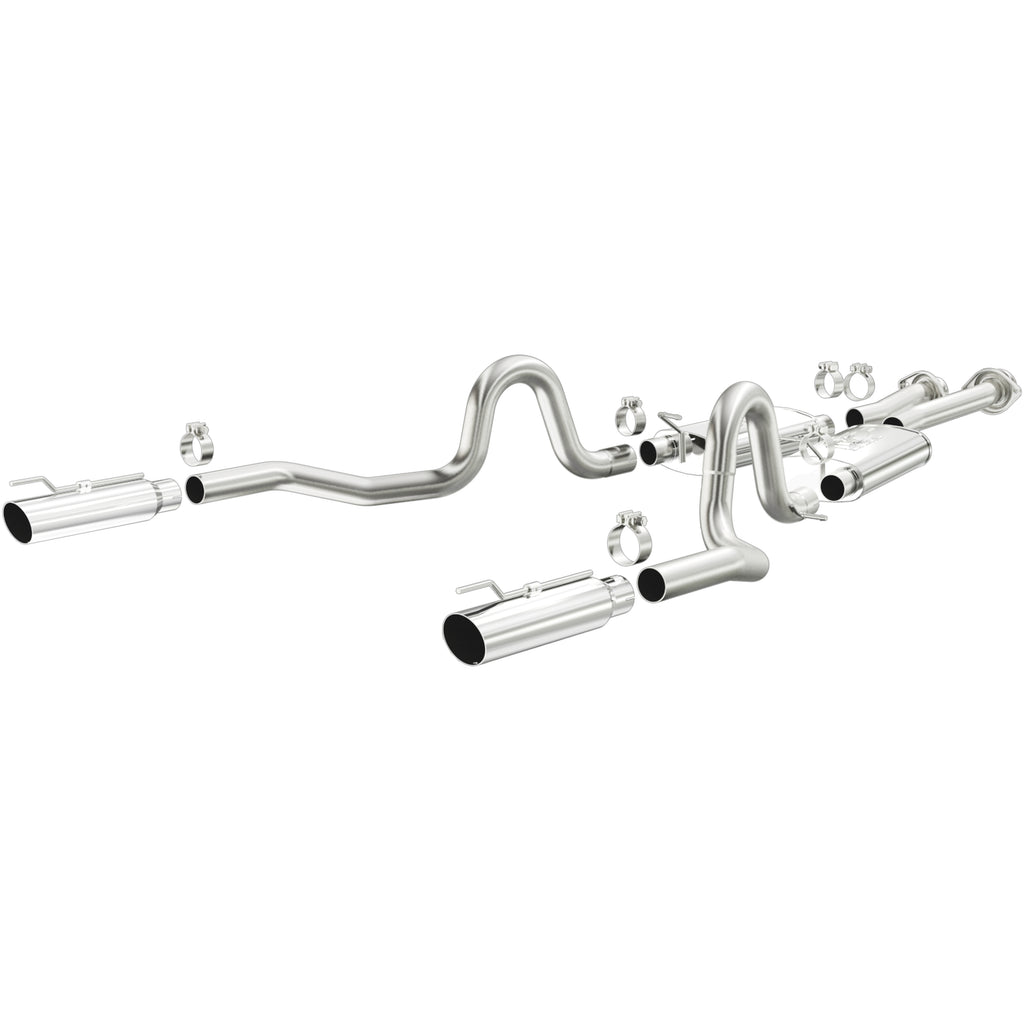 MagnaFlow Exhaust Products 15671 Street Series Polished Cat-Back System for Select Ford Mustang