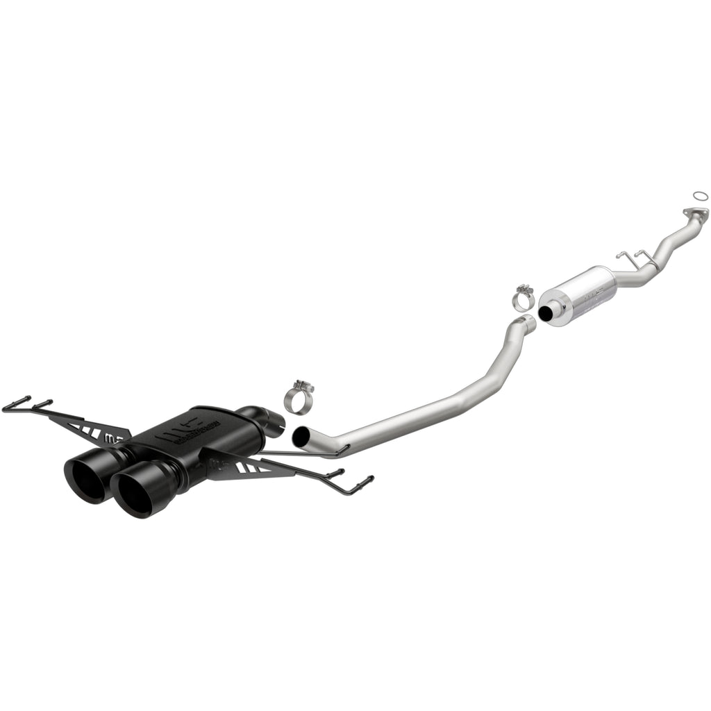 MagnaFlow Exhaust Products 19373 Street Series Black Coated Cat-Back System for Select Honda Civic
