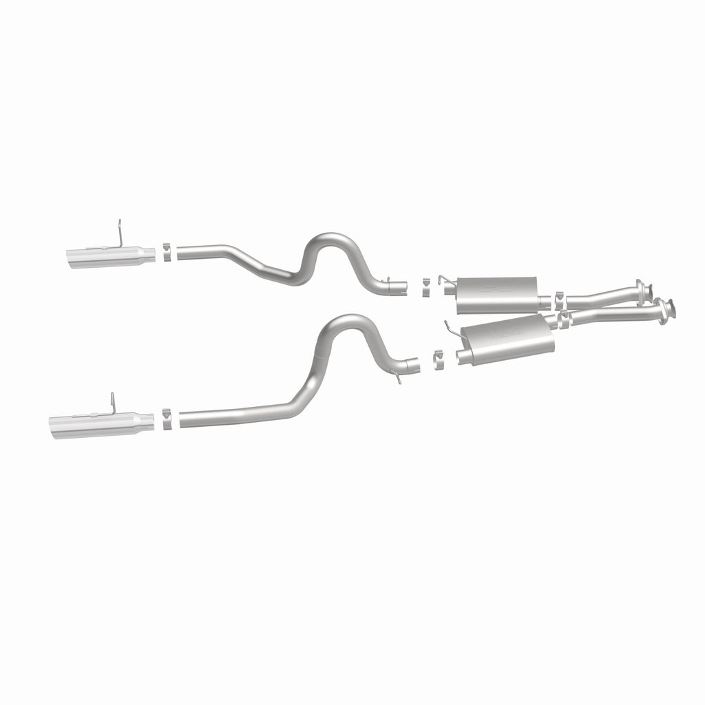 MagnaFlow Exhaust Products 15638 Street Series Polished Cat-Back System for Select Ford Mustang