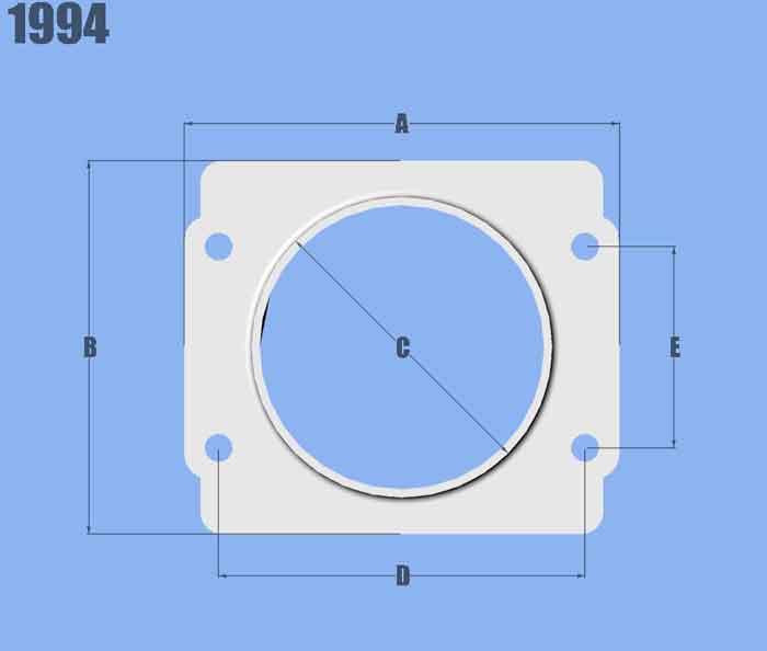Maf-Sensor-Adapter-Plate-For-Subaru-Applications-Use-W-3In-Inlet-I.D.-Filters-Only