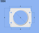 Vibrant 1994 Mass Air Flow Sensor Adapter Plate, for Subaru Applications