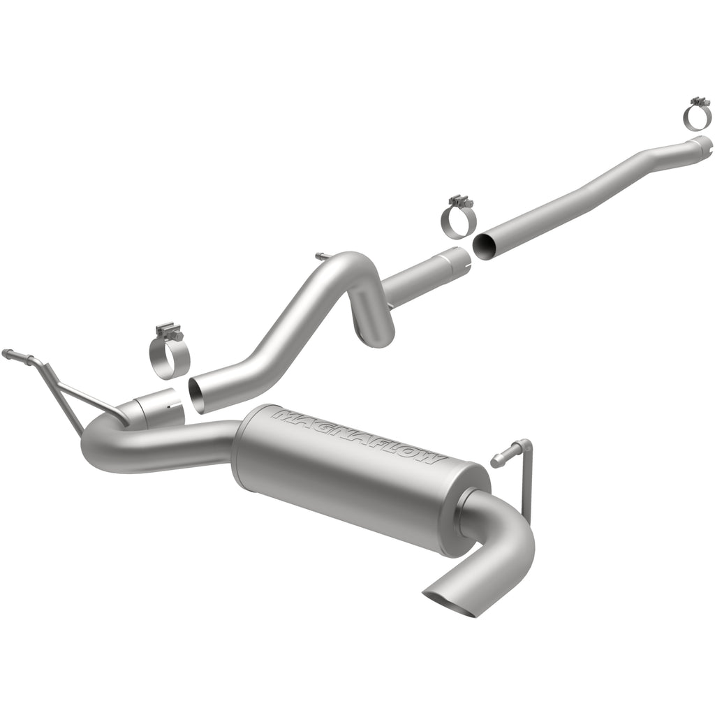 MagnaFlow Exhaust Products 15117 Competition Series Stainless 2.5 in Cat-Back for Select Jeep Wrangler, Jeep Wrangler JK