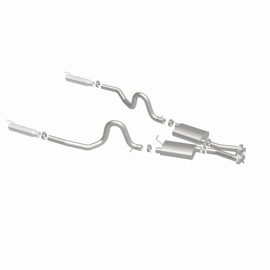 MagnaFlow Exhaust Products 15671 Street Series Polished Cat-Back System for Select Ford Mustang