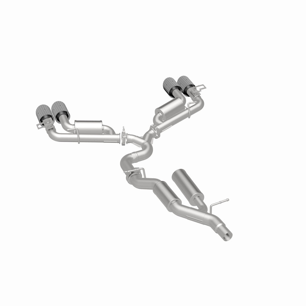 MagnaFlow Exhaust Products 19617 NEO Series Carbon Fiber Tips Cat-Back System for Select Volkswagen Golf R