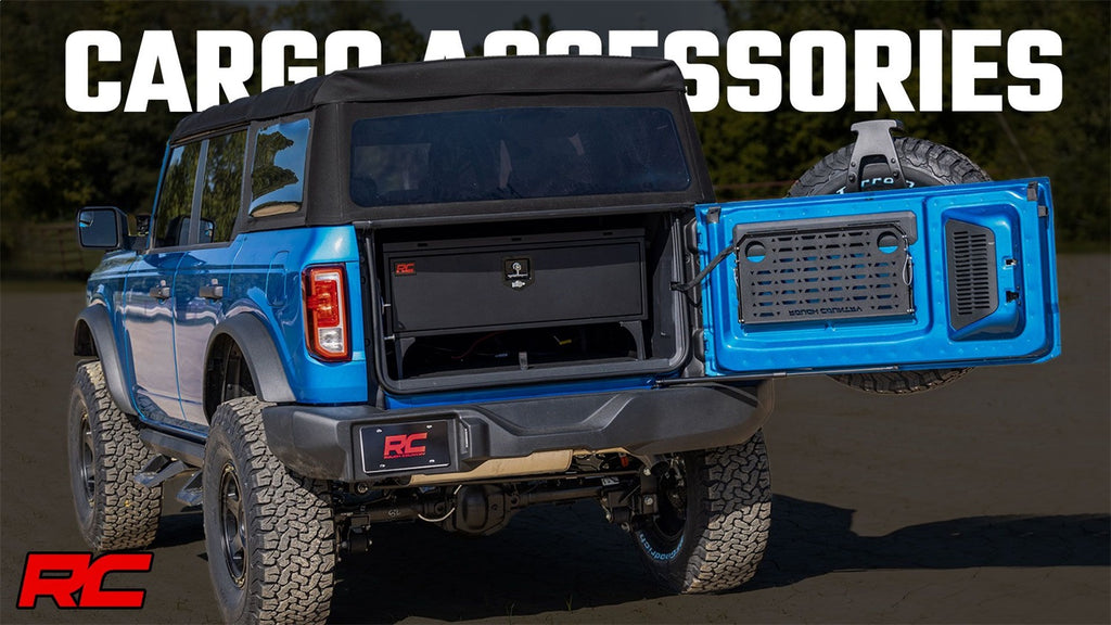 Rough Country 10630 Tailgate Folding Table for Select Ford Bronco, Jeep Wrangler, Jeep Wrangler JK