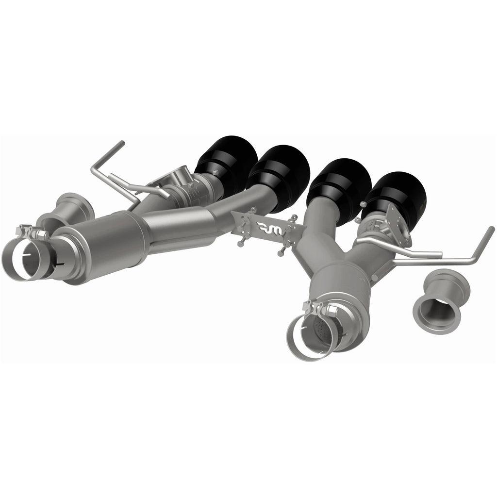 MagnaFlow Exhaust Products 19581 NEO Series Black Chrome Tips Axle Back System for Select Chevrolet Corvette