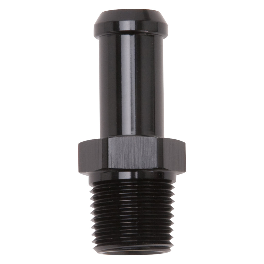 Hose-End-Straight-38In-Npt-To-12In-Barb-Black-Anodize