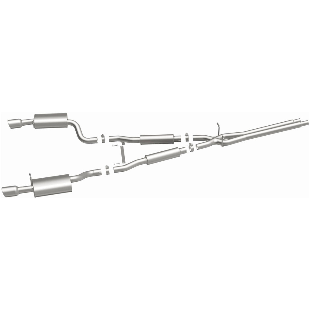 MagnaFlow Exhaust Products 16493 Touring Series Polished Cat-Back System for Select Audi A6 Quattro
