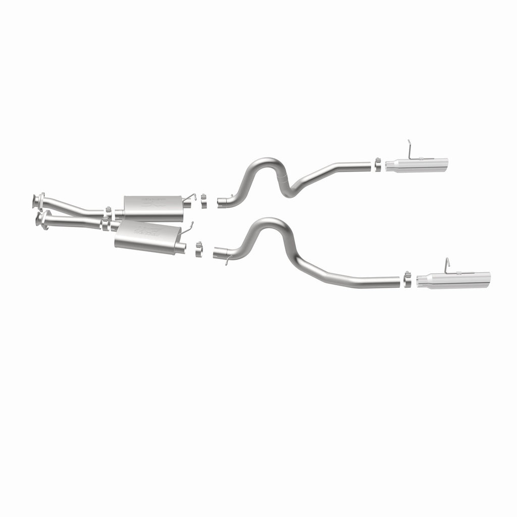 MagnaFlow Exhaust Products 15638 Street Series Polished Cat-Back System for Select Ford Mustang