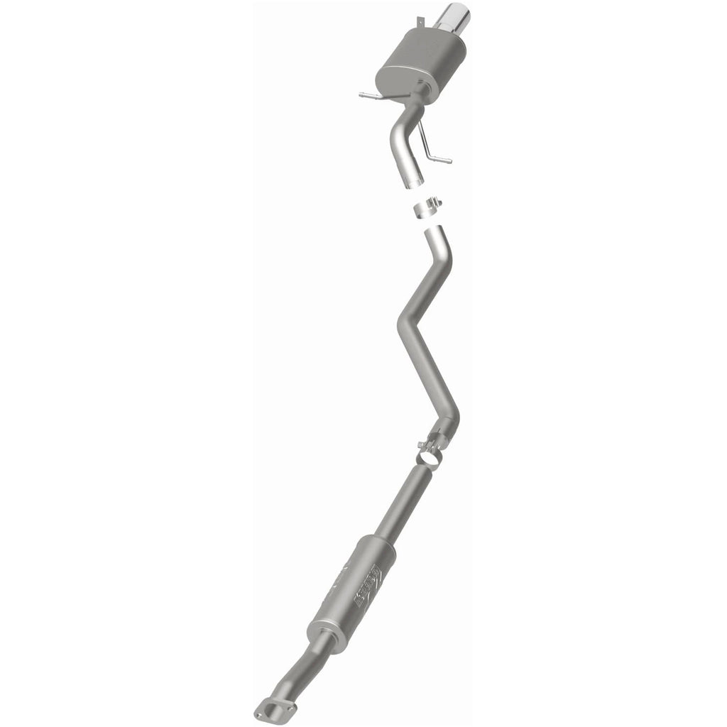 MagnaFlow Exhaust Products 15805 Street Series Polished Cat-Back System for Select Mitsubishi Lancer