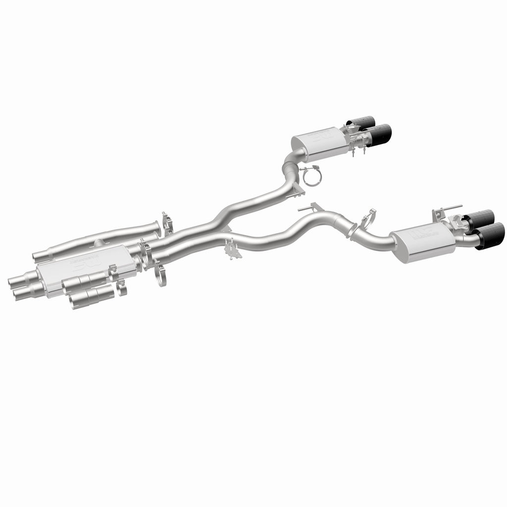 MagnaFlow Exhaust Products 19695 xMOD Series Carbon Fiber Tips Cat-Back System for Select Ford Mustang