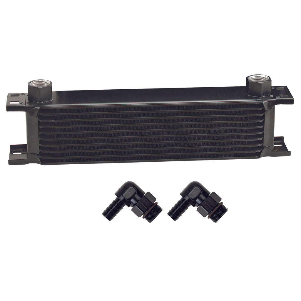 10-Row-Series-10000-Stack-Plate-Oil-Fluid-Cooler,-90-Degree-Swivel--10An