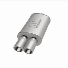 Load image into Gallery viewer, MagnaFlow Exhaust Products 14862 Straight-Through Performance Muffler; 2.25/3in. Center/Dual; 5x14x8 Body