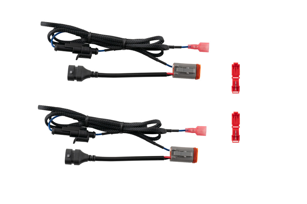 Diode Dynamics DD4105P Converts a DT-style plug to your factory connector size.