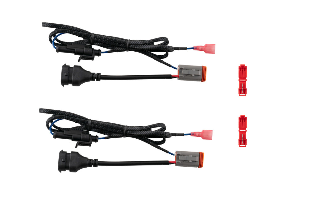 Diode Dynamics DD4106P Converts a DT-style plug to your factory connector size.