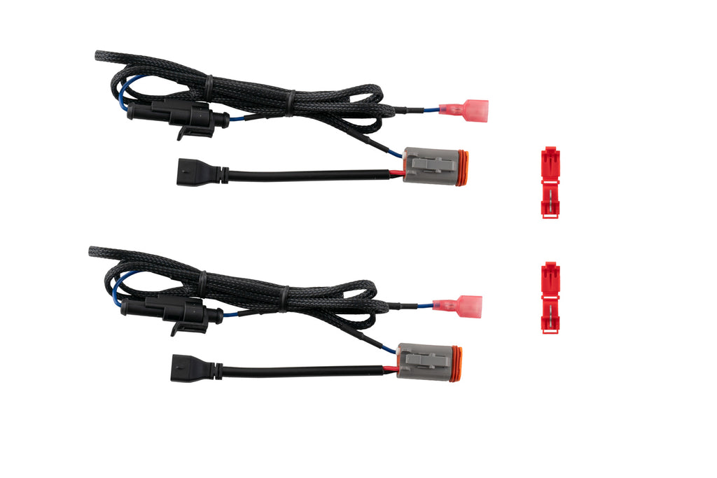 Diode Dynamics DD4118P Converts a DT-style plug to your factory connector size.