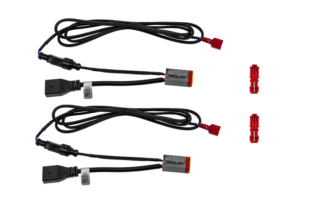 Diode Dynamics DD4118P Converts a DT-style plug to your factory connector size.
