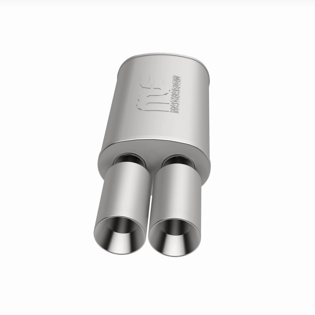 MagnaFlow Exhaust Products 14816 Straight-Through Performance Muffler; 2.25/3.5in. Center/Dual; 5x14x8 Body