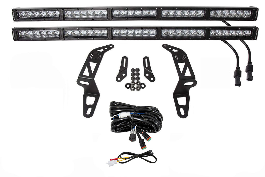 Diode Dynamics DD6083 Light bar featuring advanced TIR optics for high efficiency and focus. for Select Jeep Gladiator, Jeep Wrangler