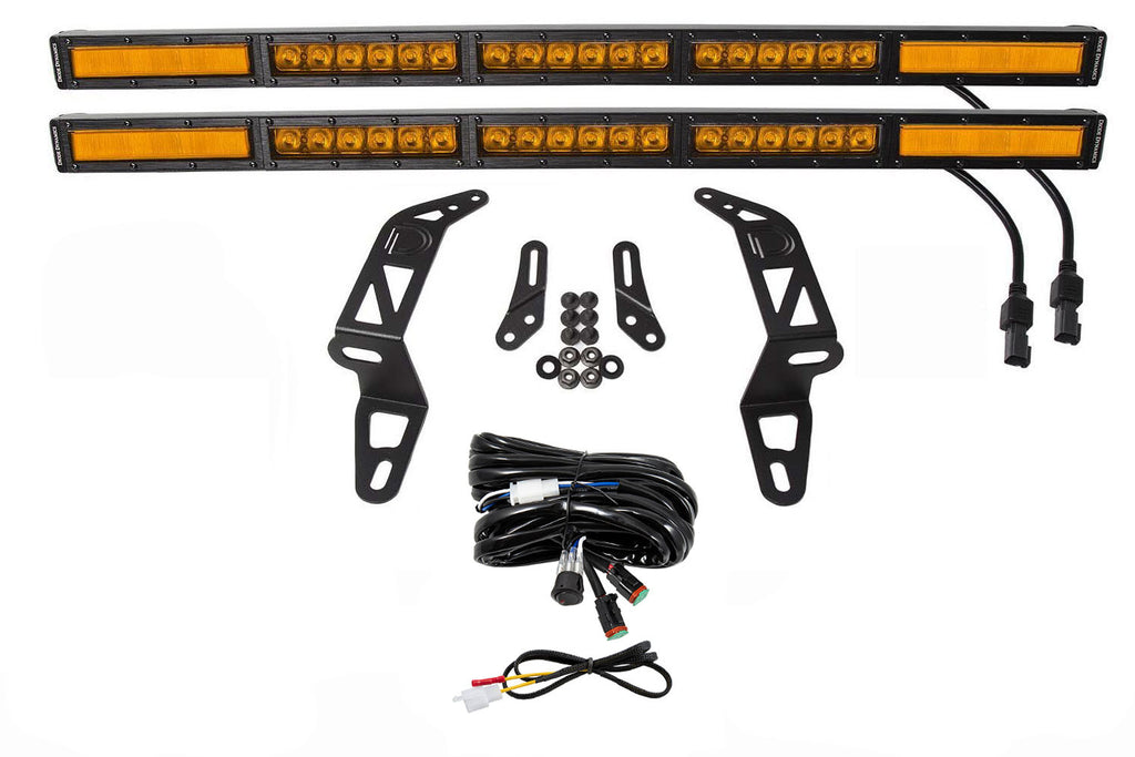 Diode Dynamics DD6088 Light bar featuring advanced TIR optics for high efficiency and focus. for Select Jeep Gladiator, Jeep Wrangler