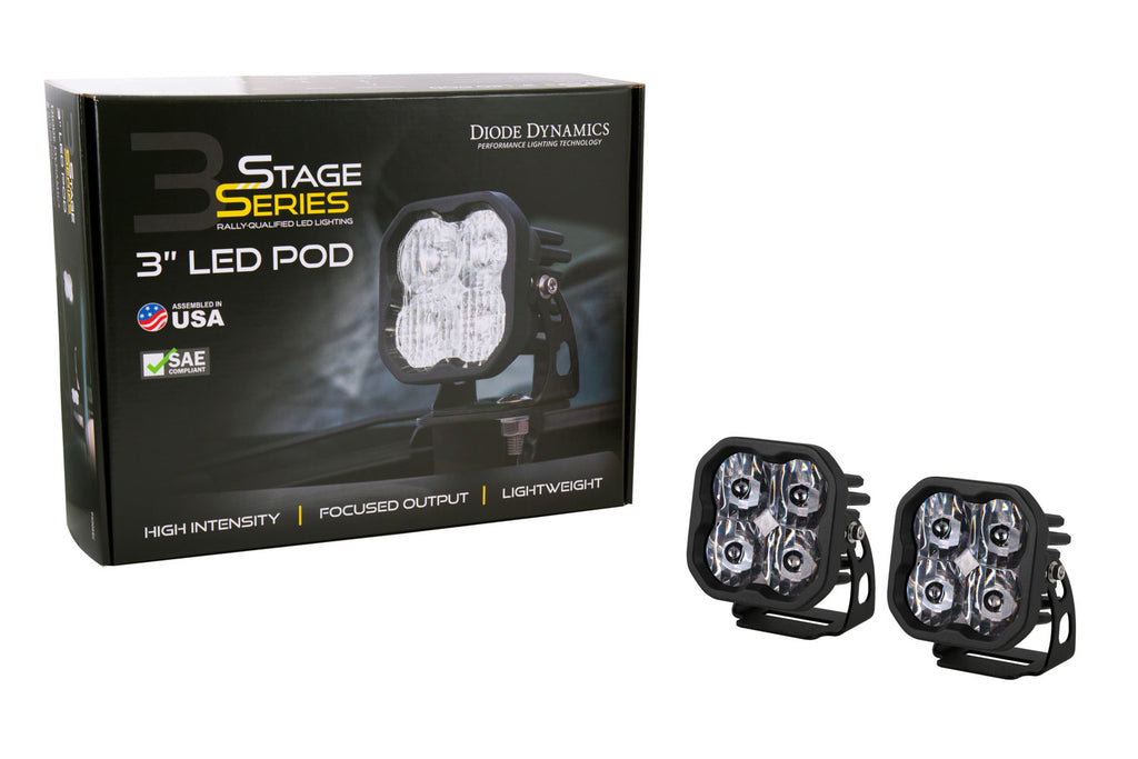Diode Dynamics DD6886P Pod light featuring advanced TIR optics for high efficiency and focus.