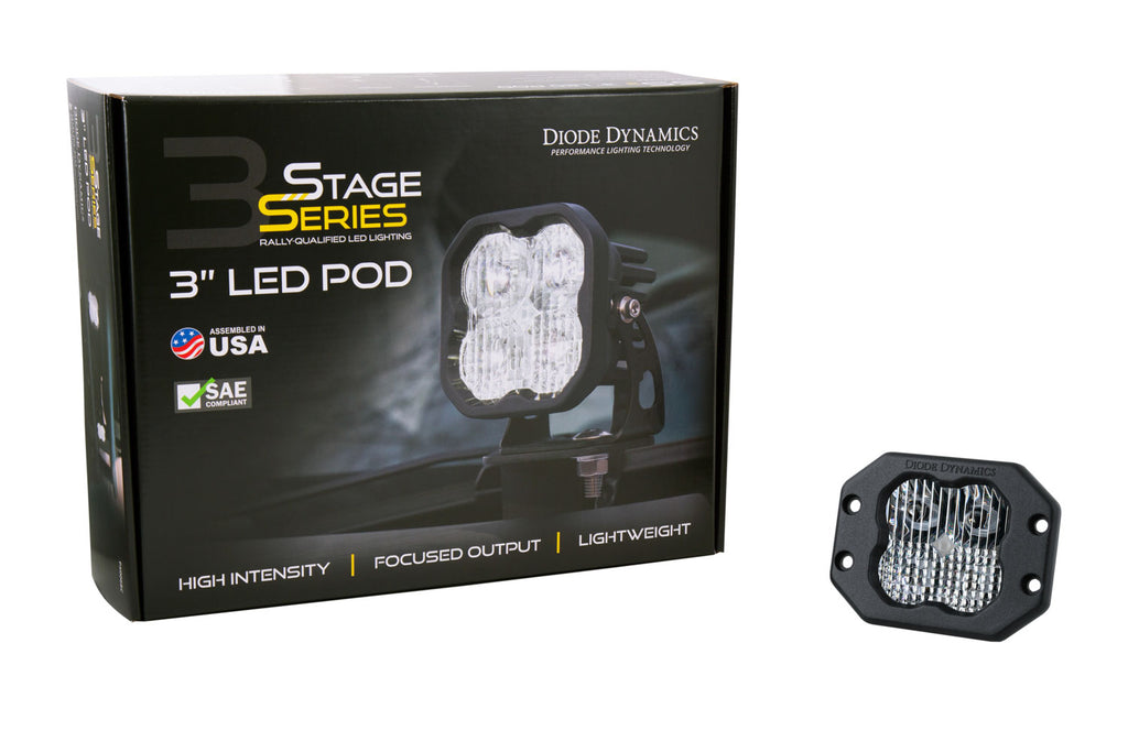 Diode Dynamics DD6937S Pod light featuring advanced TIR optics for high efficiency and focus.