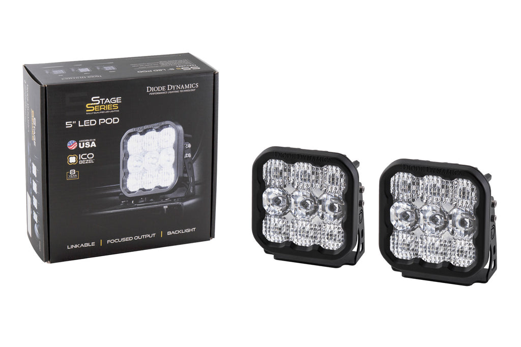 Diode Dynamics DD6769P Pod light featuring advanced TIR optics for high efficiency and focus.