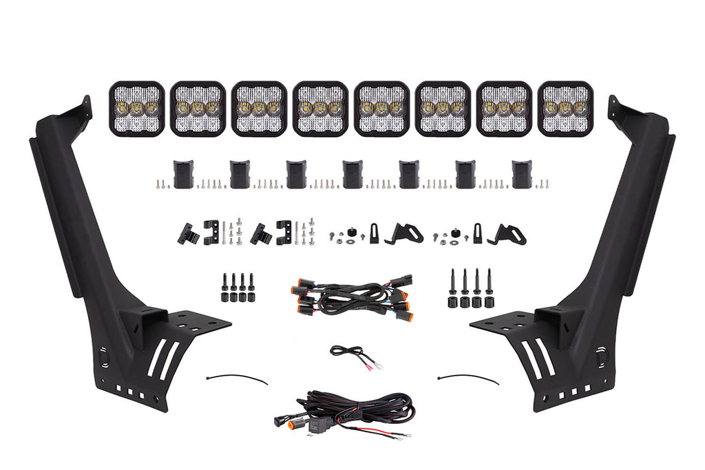 Diode Dynamics DD6821 Pod light featuring advanced TIR optics for high efficiency and focus. for Select Jeep Gladiator, Jeep Wrangler