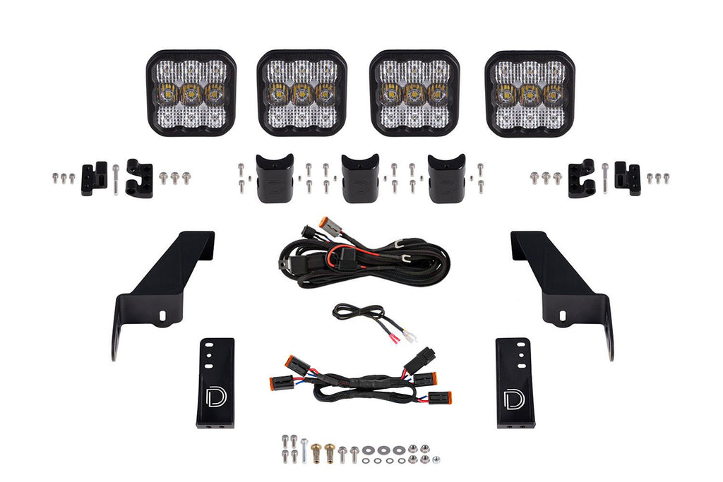 Diode Dynamics DD6826 Pod light featuring advanced TIR optics for high efficiency and focus. for Select Jeep Gladiator, Jeep Wrangler
