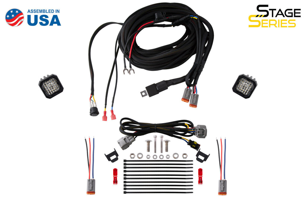 Diode Dynamics DD7155 Allows for flush installation of SSC1 LED pods in the rear bumper. for Select Toyota Tacoma