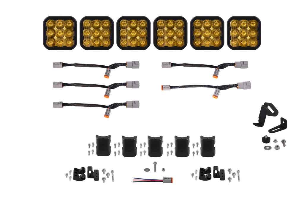 Diode Dynamics DD7257 Pod light featuring advanced TIR optics for high efficiency and focus.