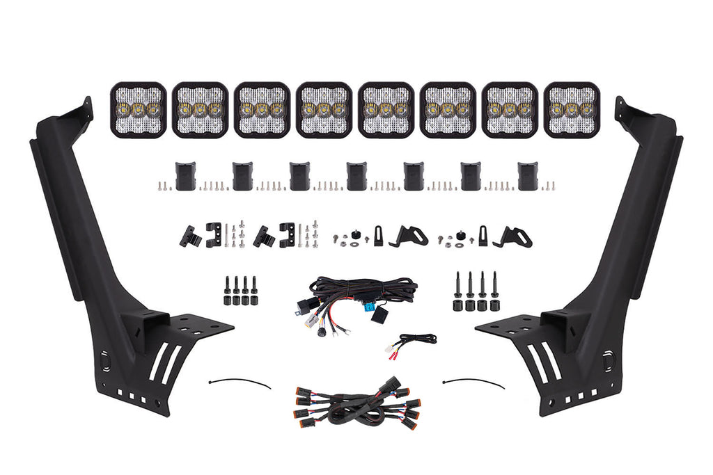 Diode Dynamics DD7262 Pod light featuring advanced TIR optics for high efficiency and focus. for Select Jeep Gladiator, Jeep Wrangler