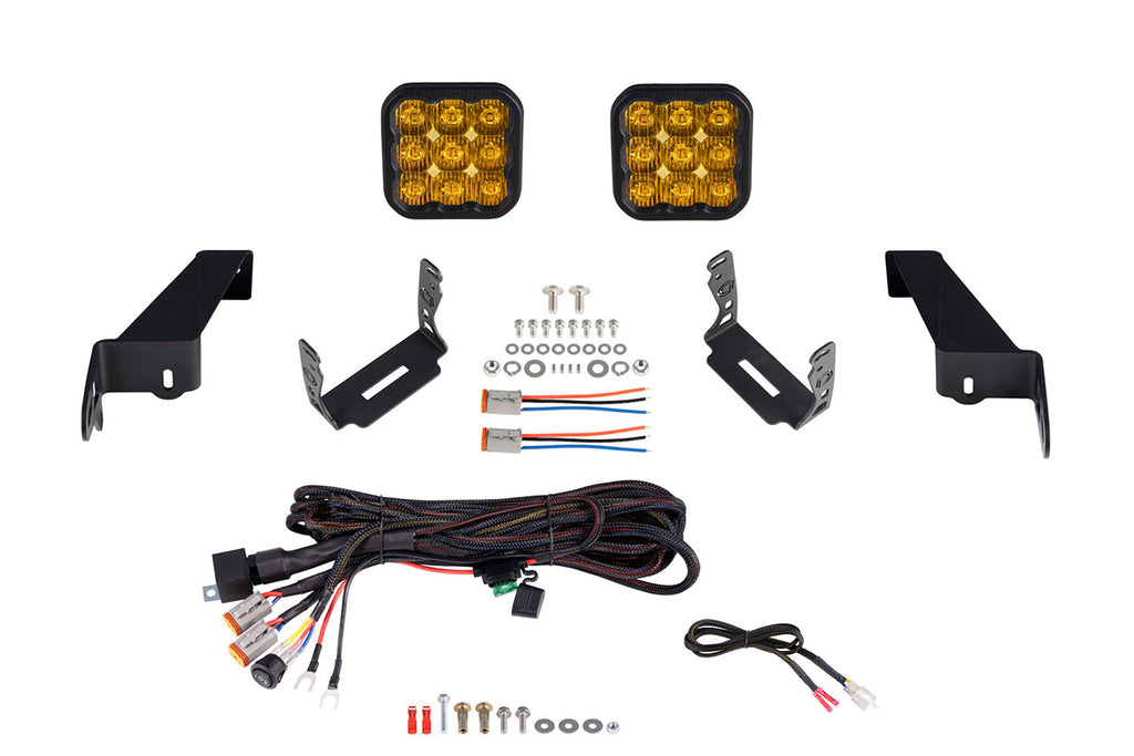 Diode Dynamics DD7290 Bolt-on Pod Light kit for 2018+ Jeep JL Wrangler. for Select Jeep Gladiator, Jeep Wrangler