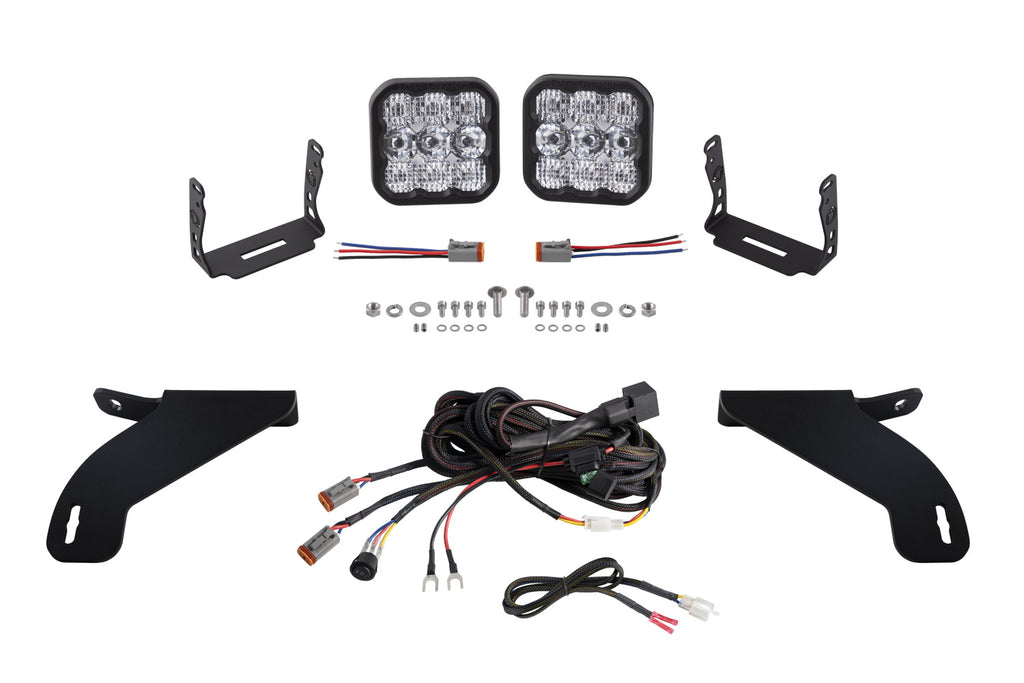 Diode Dynamics DD7330 Bolt-on Pod Light kit for 2021 Ford F-150. for Select Ford F-150