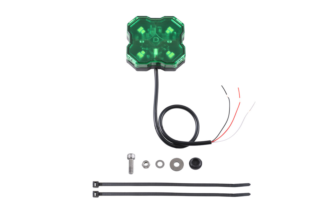 Diode Dynamics DD7432 Rock Light featuring 1000 lumens of peak output, at over 10 watts of power.