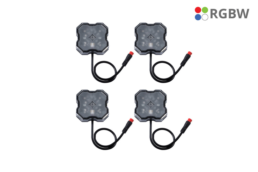 Diode Dynamics DD7740 Stage Series RGBW 4 Pack Rock Lights.