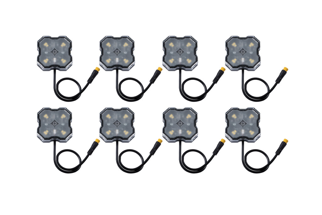 Diode Dynamics DD7753 Stage Series RGBW 8 Pack Rock Lights.