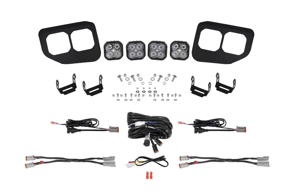 Diode Dynamics DD7576 Pod light featuring advanced TIR optics for high efficiency and focus. for Select Ford F-250 Super Duty, Ford F-350 Super Duty, Ford F-450 Super Duty, Ford F-550 Super Duty
