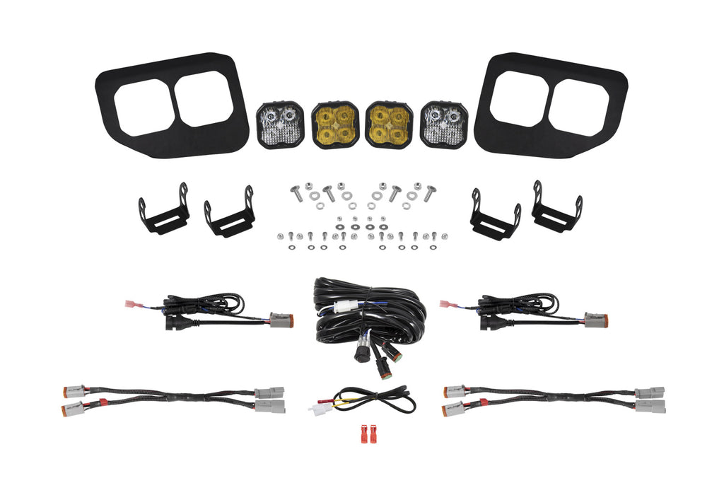Diode Dynamics DD7577 Pod light featuring advanced TIR optics for high efficiency and focus. for Select Ford F-250 Super Duty, Ford F-350 Super Duty, Ford F-450 Super Duty, Ford F-550 Super Duty
