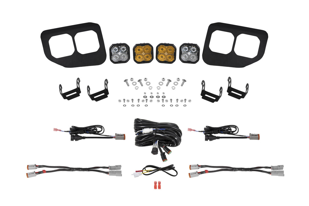 Diode Dynamics DD7581 Pod light featuring advanced TIR optics for high efficiency and focus. for Select Ford F-250 Super Duty, Ford F-350 Super Duty, Ford F-450 Super Duty, Ford F-550 Super Duty