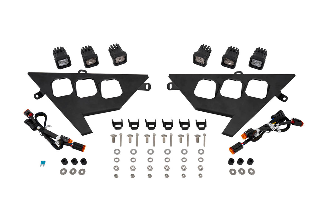 Diode Dynamics DD7644 Full LED C1 pod headlights for 2020-2023 Polaris RZR Pro. for Select Polaris RZR PRO XP